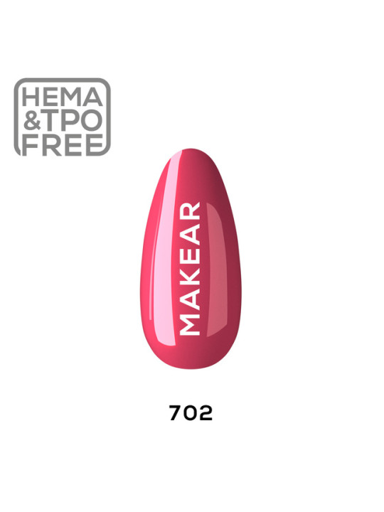 Makear Hybrid nagų lakas 8ml-Glamur 702