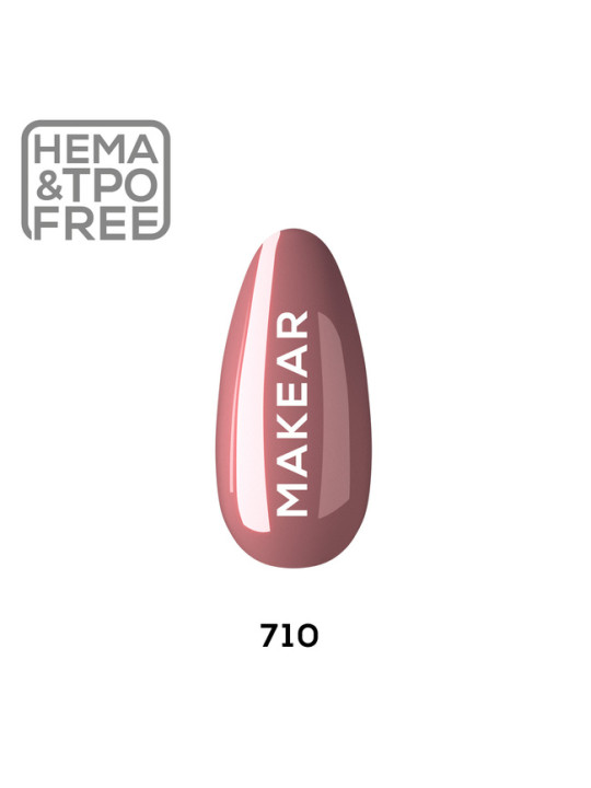 Makear Hybrid nail polish 8ml-Glamur 710