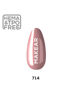 Makear Hybrid-Nagellack 8 ml-Glamur 714