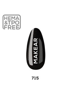 Makear Hybrid nagų lakas 8ml-Glamur 715