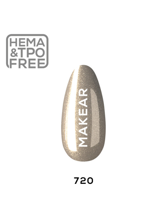 Makear Hybrid nagų lakas 8ml-Glamur 720