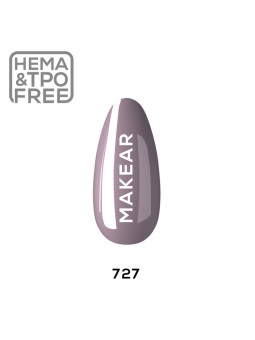 Makear Hybrid nagų lakas 8ml-Glamur 727