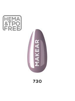 Makear Hybrid nagų lakas 8ml-Glamur 730