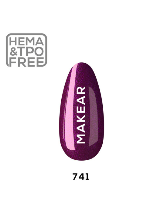 Makear Hybrid-Nagellack 8 ml-Glamur 741