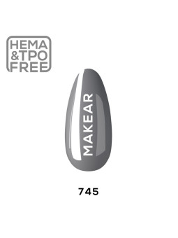 Makear Hybrid nagų lakas 8ml-Glamur 745