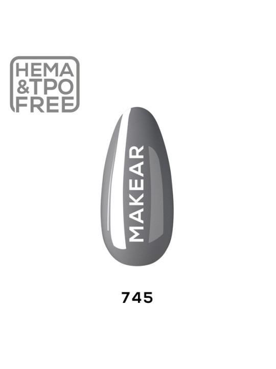 Makear Hybrid nagų lakas 8ml-Glamur 745