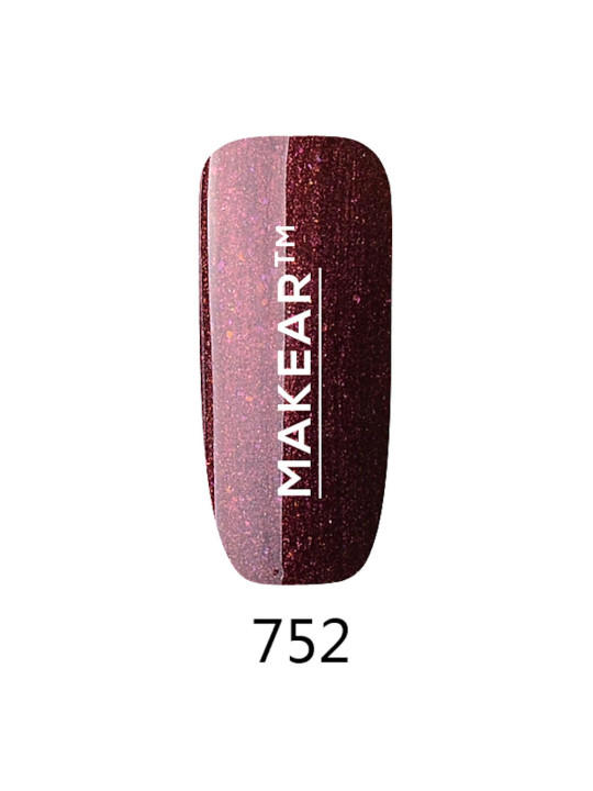 Makear Hybrid nagų lakas 8ml-Glamur 752