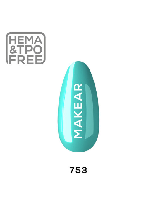 Makear hibrid körömlakk 8ml-Glamur 753