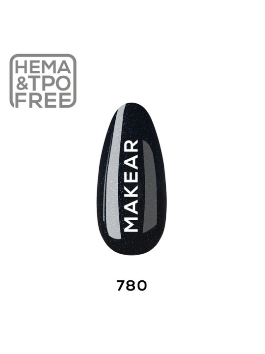 Makear Hybrid nagų lakas 8ml-Glamur 780