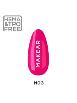 Makear Hybrid Nagellack 8ml-Neon 03