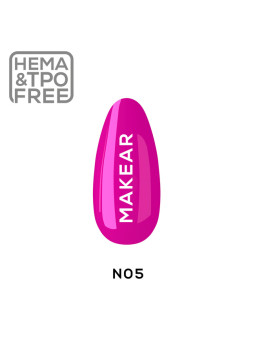 Makear Hibridinis nagų lakas 8ml-Neon 05