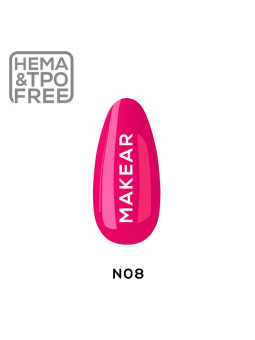 Makear hibrid körömlakk 8ml-Neon 08