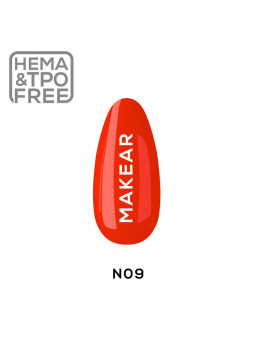 Makear hibrid körömlakk 8ml-Neon 09