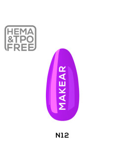 Makear Hibridinis nagų lakas 8ml-Neon 12