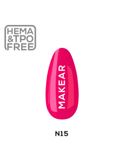 Makear Hibridinis nagų lakas 8ml-Neon 15