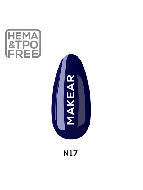 Makear Hibridinis nagų lakas 8ml-Neon 17