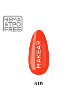 Makear Hibridinis nagų lakas 8ml-Neon 19