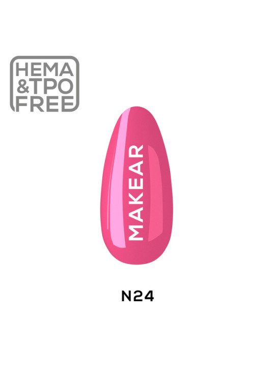 Makear Hibridinis nagų lakas 8ml-Neon 24