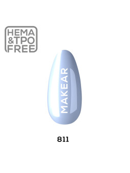 Makear Hybrid nagų lakas 8ml-Special 811