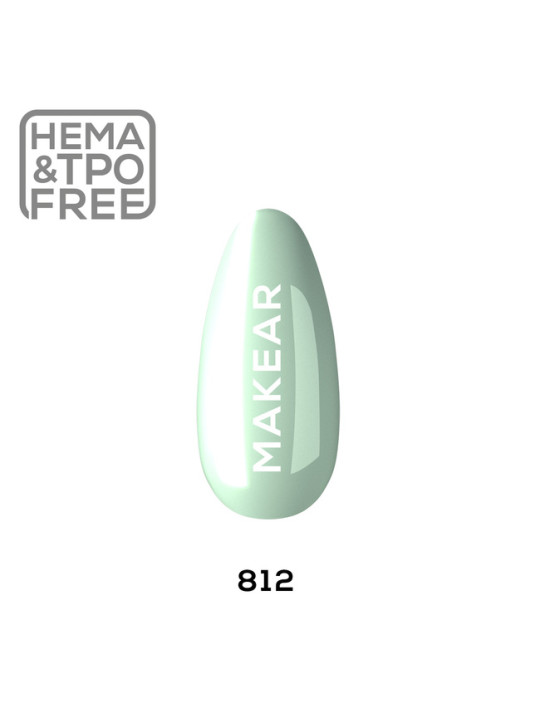 Makear Hybrid nagų lakas 8ml-Special 812