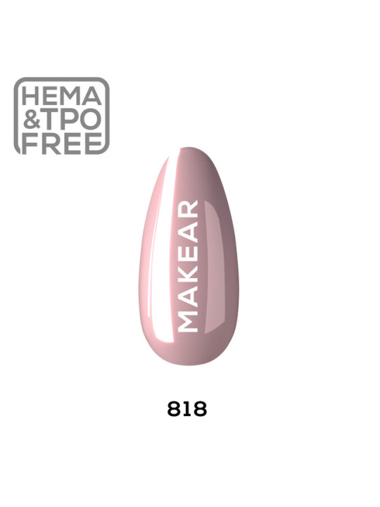 Makear Hybrid nagų lakas 8ml-Special 818