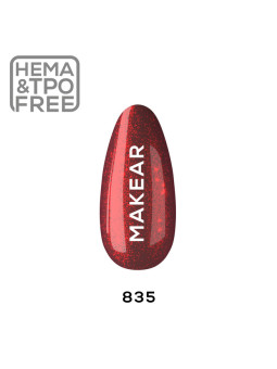 Makear Hybrid nagų lakas 8ml-Special 835