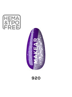 Makear Hybrid Nagellack 8ml Moonlight Disco Witch Heart 920