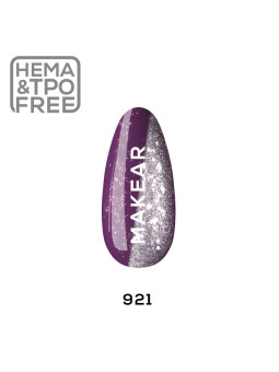 Makear Hybrid nail polish 8ml Moonlight Disco Purple Dragon 921