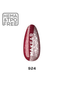 Makear Hybrid nail polish 8ml Moonlight Disco Poison Apple 924