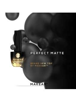 Makear Top Perfect Matte 8ml - Матовий фінішний топ без дисперсійного шару