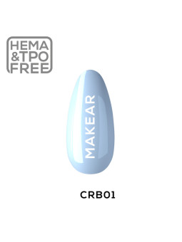 Makear Rubber Base Color Blue - барвиста гумова основа CRB01