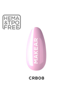 Makear Rubber Base Color Candy Pink - Kolorowa Baza Kauczukowa CRB08