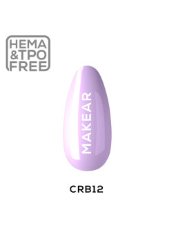 Makear Rubber Base Color Violet - Colorful Rubber Base CRB12