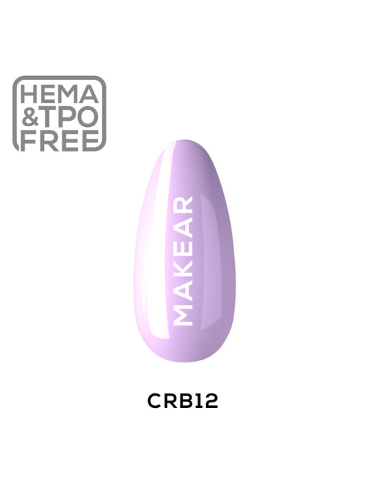 Makear Rubber Base Color Violet - Colorful Rubber Base CRB12