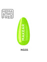 Makear Hybrid-Nagellack 8 ml - Neon Glitter NG01