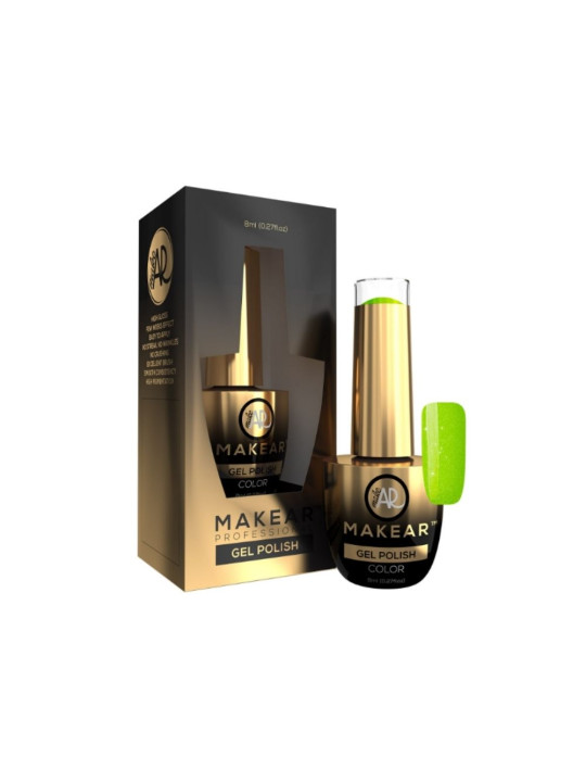 Makear Hybrid nail polish 8ml - Neon Glitter NG01