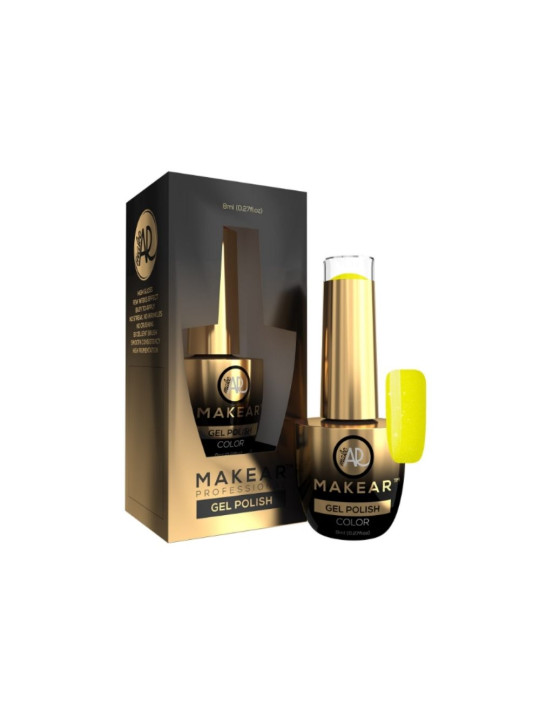 Makear Hybrid nagų lakas 8ml - Neon Glitter NG02