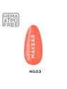 Lac de unghii Makear Hybrid 8ml - Neon Glitter NG03