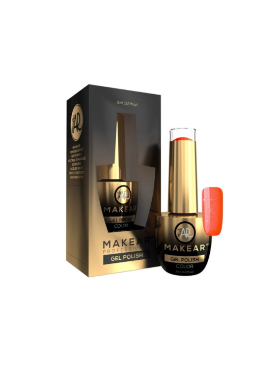 Makear Hybrid nail polish 8ml - Neon Glitter NG04