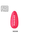 Lac de unghii Makear Hybrid 8ml - Neon Glitter NG06