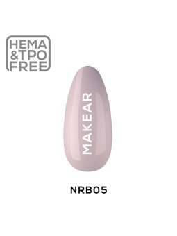 Makear Rubber Base Nude 8 ml - Rubber Base NRB05 Nude French