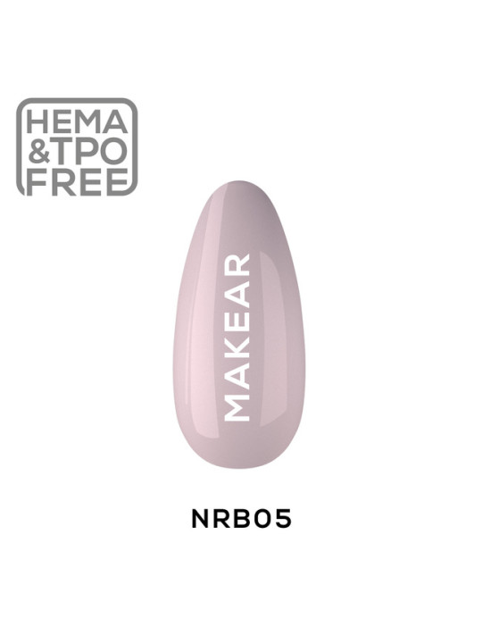 Makear Rubber Base Nude 8 мл - Rubber Base NRB05 Nude French