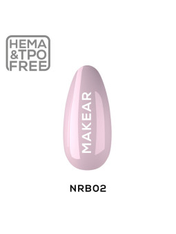 Makear Rubber Base Nude 8 мл - Rubber Base NRB02 French Pink