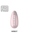 Makear Rubber Base Nude 8 ml - Guminis pagrindas NRB07 Warm Beige