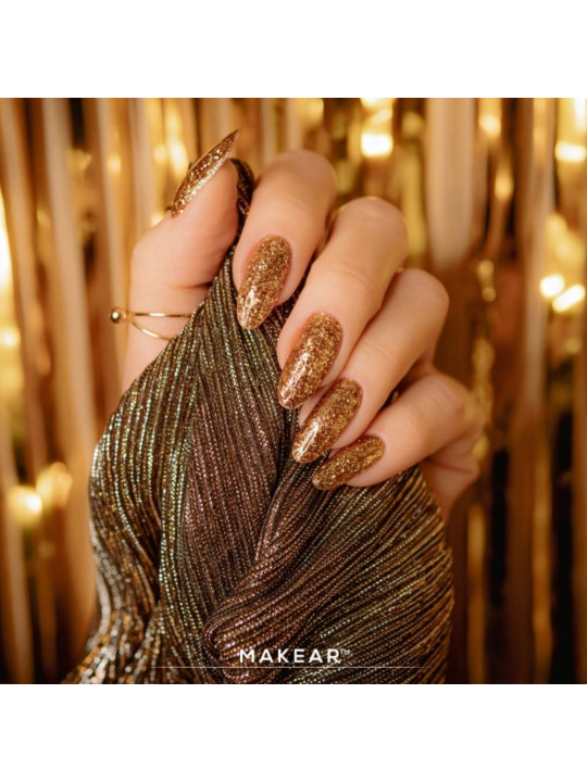 Гібридний лак Makear Bling Me Up - Diamond S37