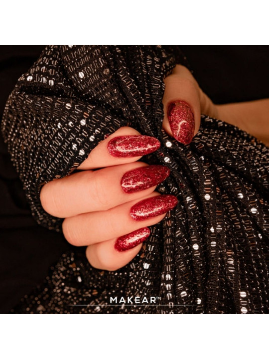 Гібридний лак Makear Bling Me Up - Diamond S39