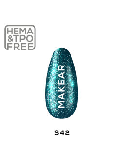 Makear Bling Me Up hybrid varnish - Diamond S42