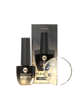 Makear Top Dots White 8ml (no wipe) - finishing top without a dispersion layer