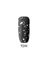 Makear Top Dots White 8ml (no wipe) - фінішний топ без дисперсійного шару