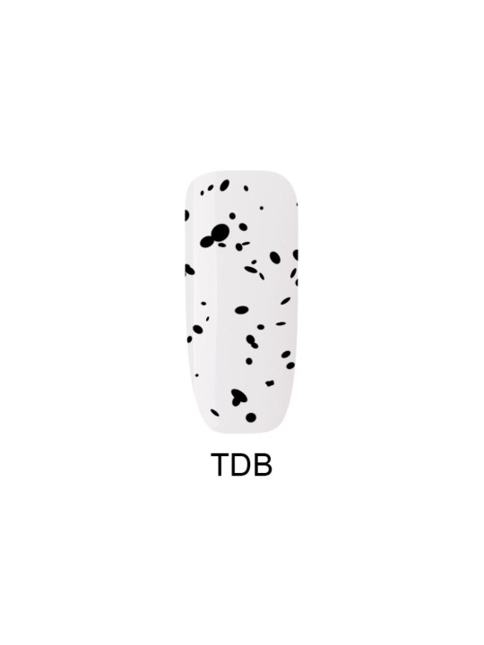 Makear Top Dots Black 8ml (bez utření) - vrchní vrchní úprava bez disperzní vrstvy